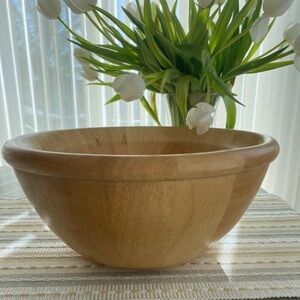 Vintage Natural Wood variegated Bowl